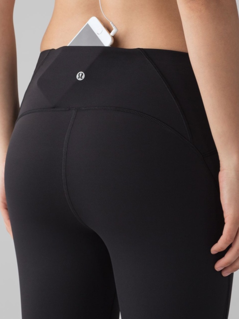 Lululemon Train Times Crop 17" in Black - Picture 2 of 7